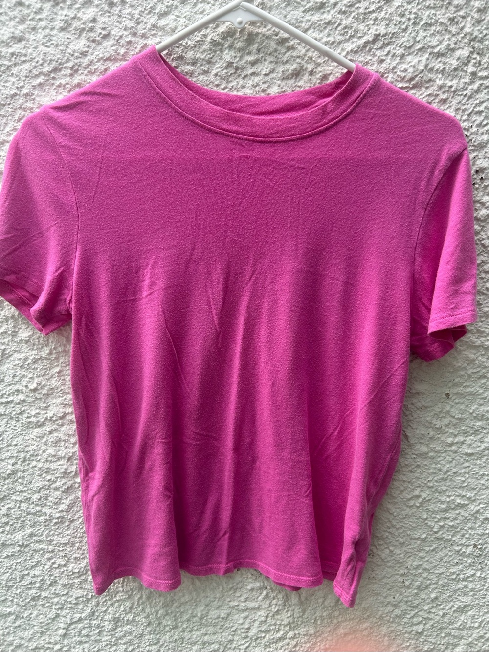 a new day Short Sleeve Tee in Hot Pink